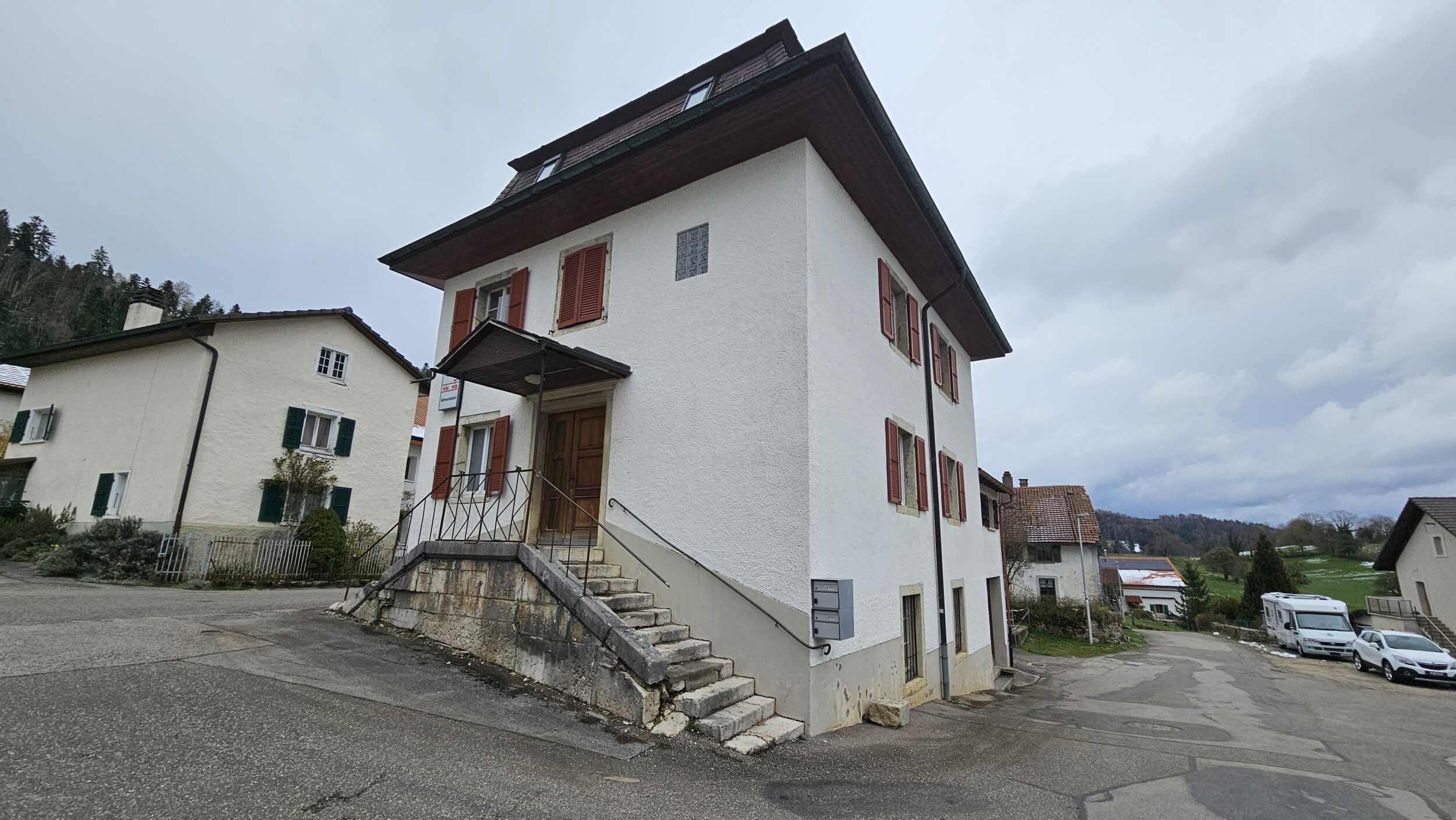 Façade de l'immeuble