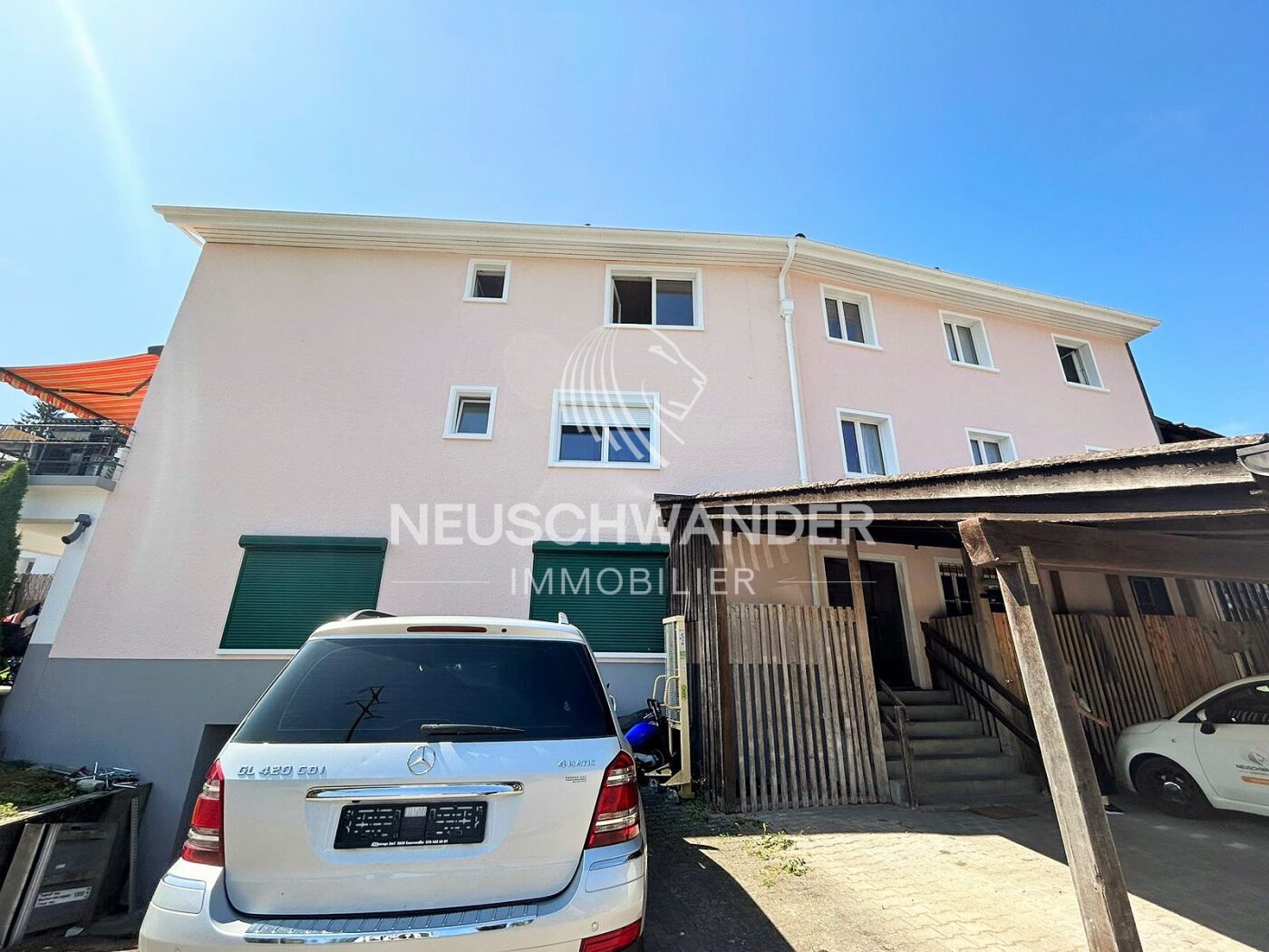 Façade arrière de l'immeuble