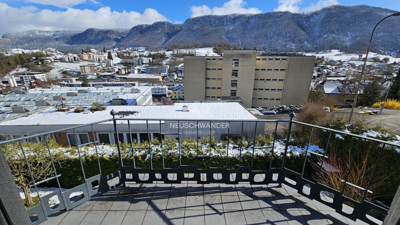 Vue plein SUD depuis le balcon