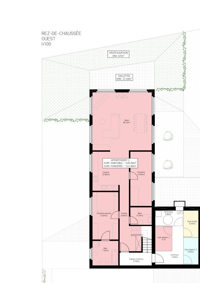 Appartement sur plan