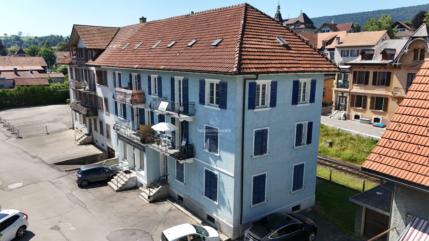 Façade de l'immeuble