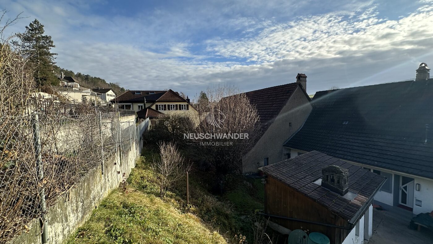 Vue arrière de la maison