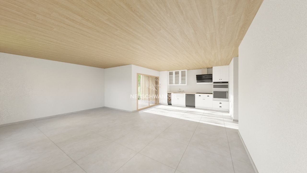 Cuisine, salle à manger et salon