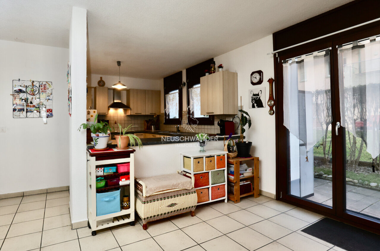 Coin à manger avec sortie extérieure