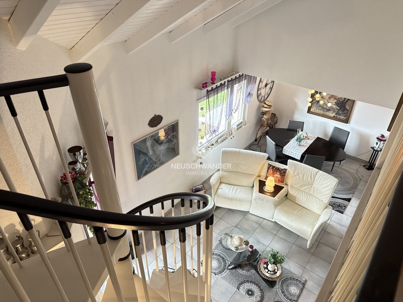 Vue depuis la mezzanine