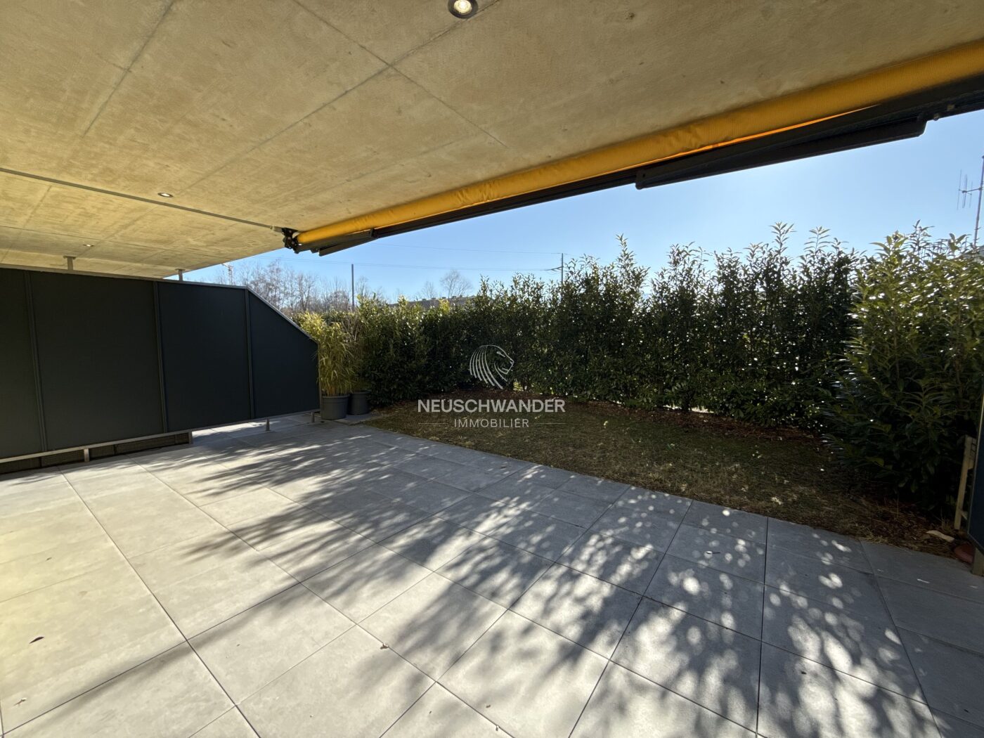 Terrasse couverte