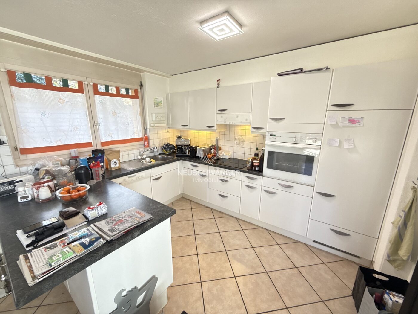 Cuisine agencée et habitable