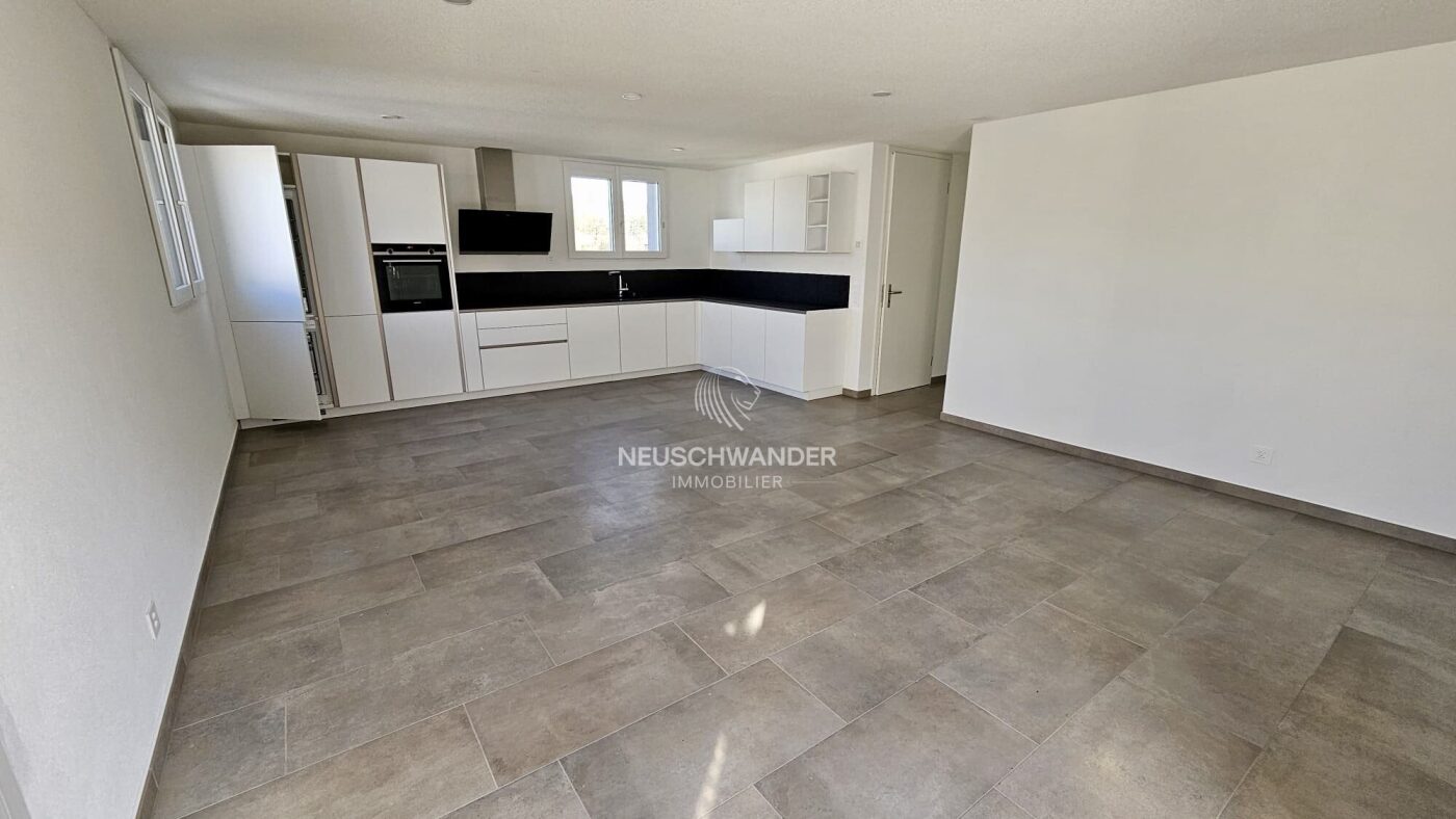 Cuisine ouverte sur séjour