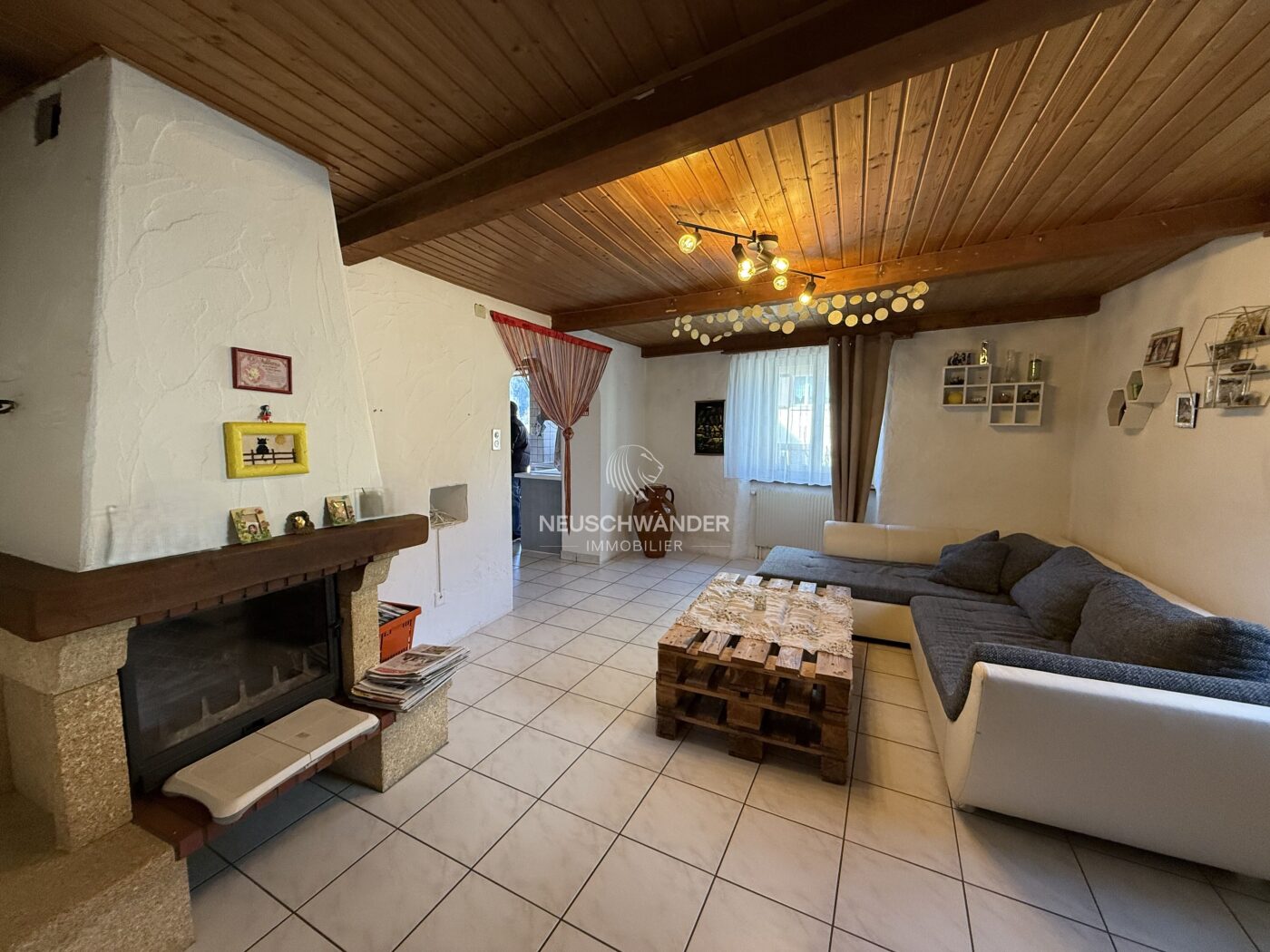 Salon - séjour avec cheminée