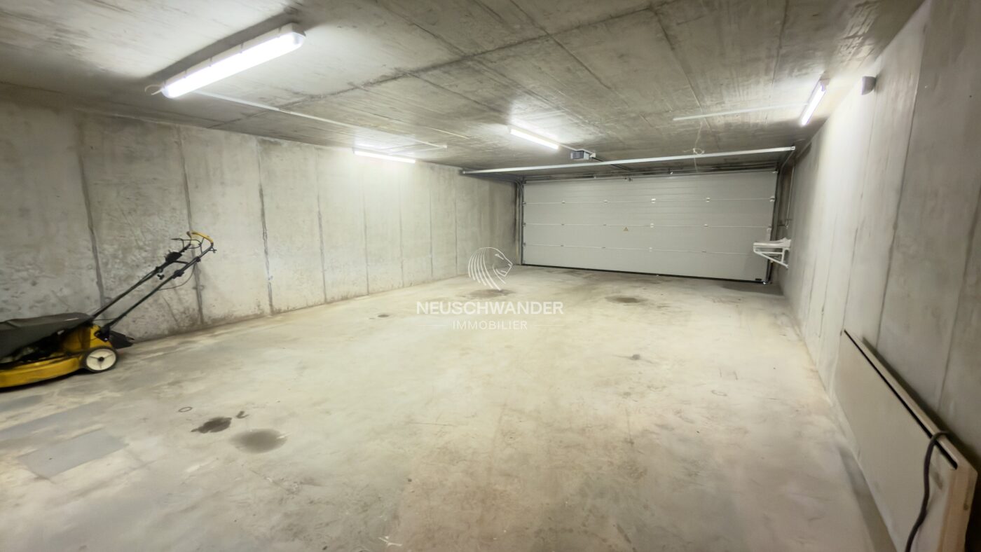 Garage double sous-sol