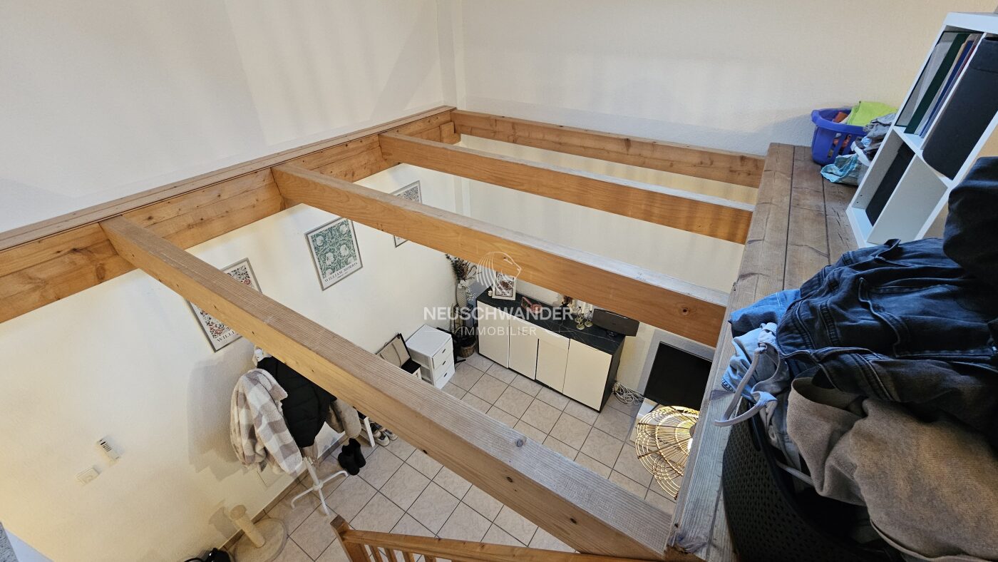 Vue depuis mezzanine