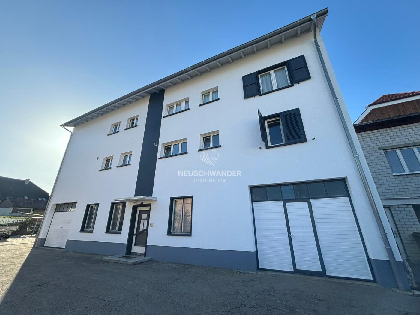 Façade de l'immeuble