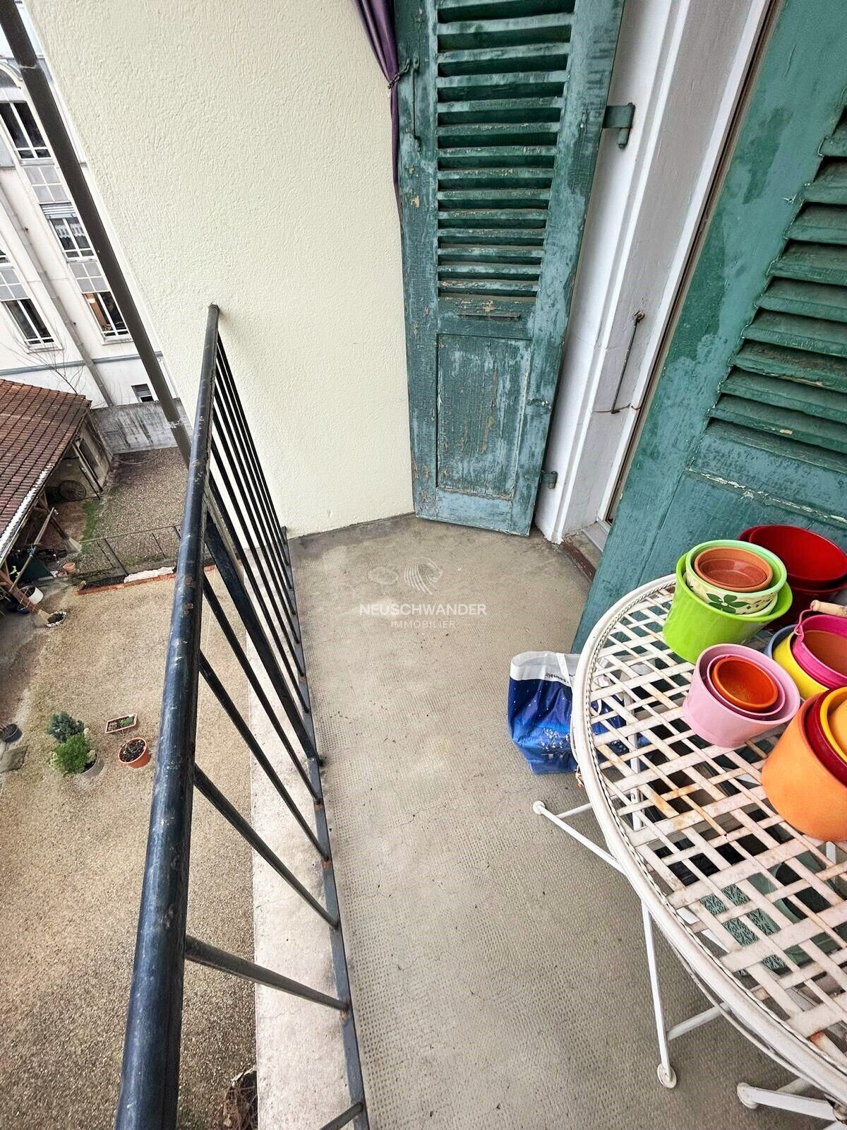 Balcon depuis chambre 2