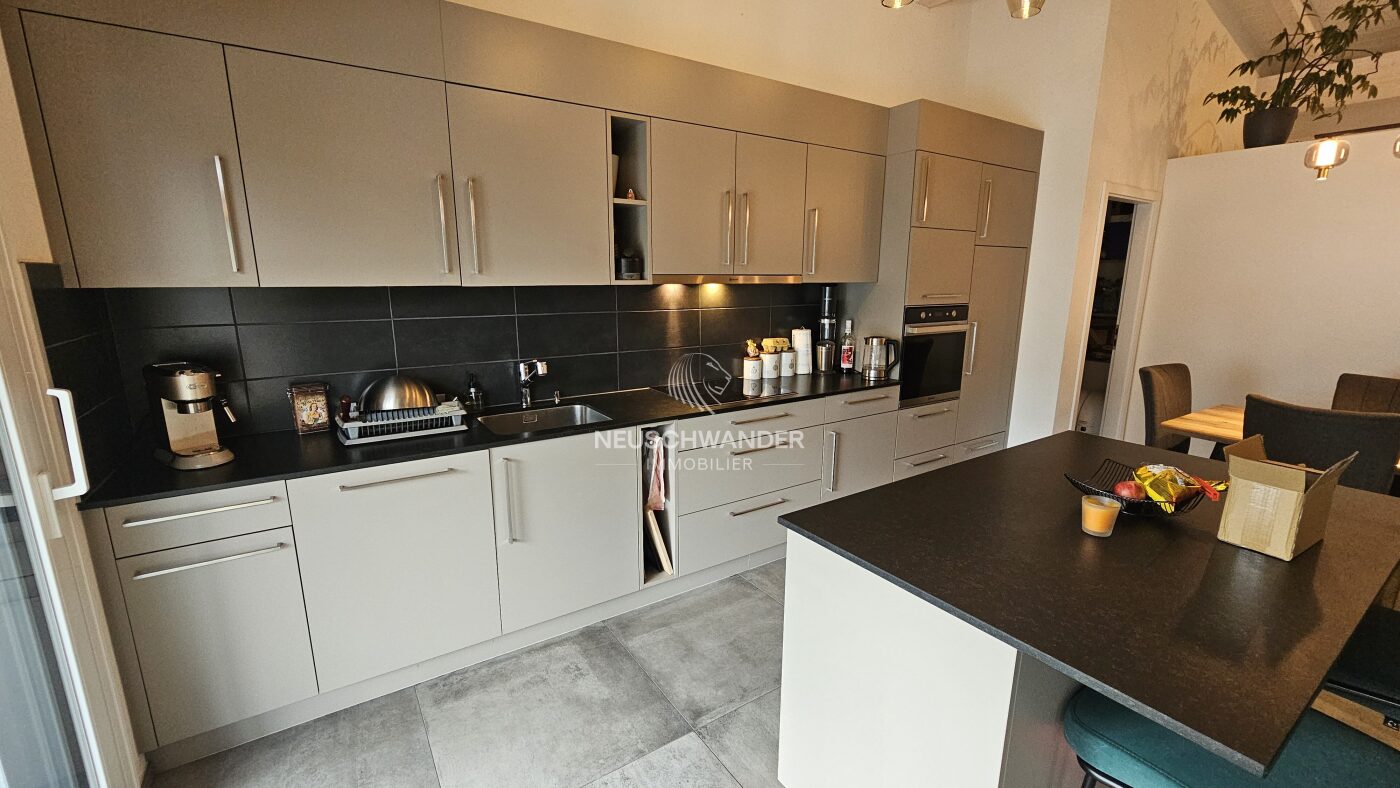 Cuisine ouverte sur séjour