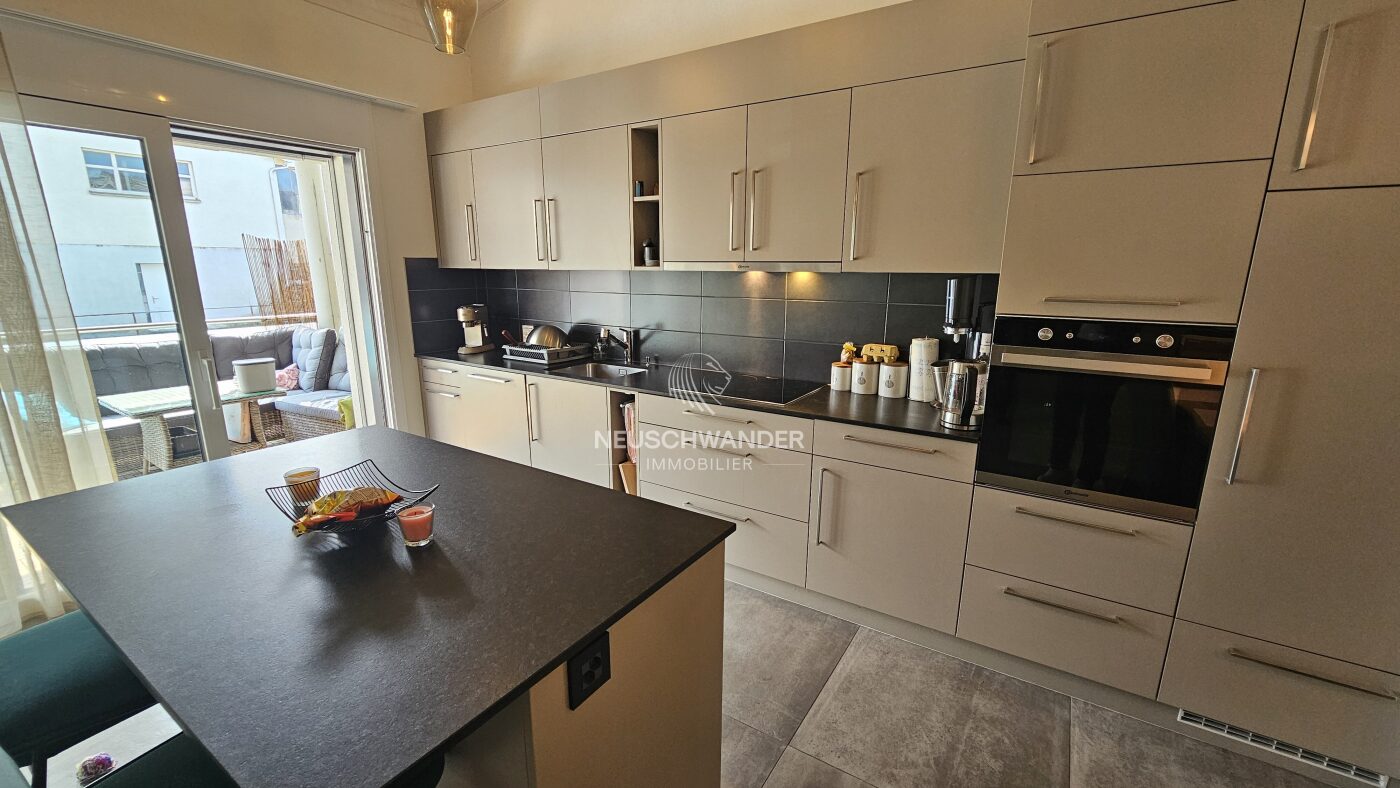 Cuisine ouverte sur séjour