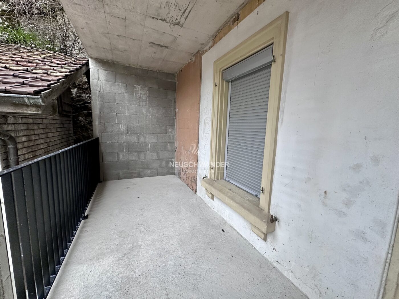 Galerie à l'entrée