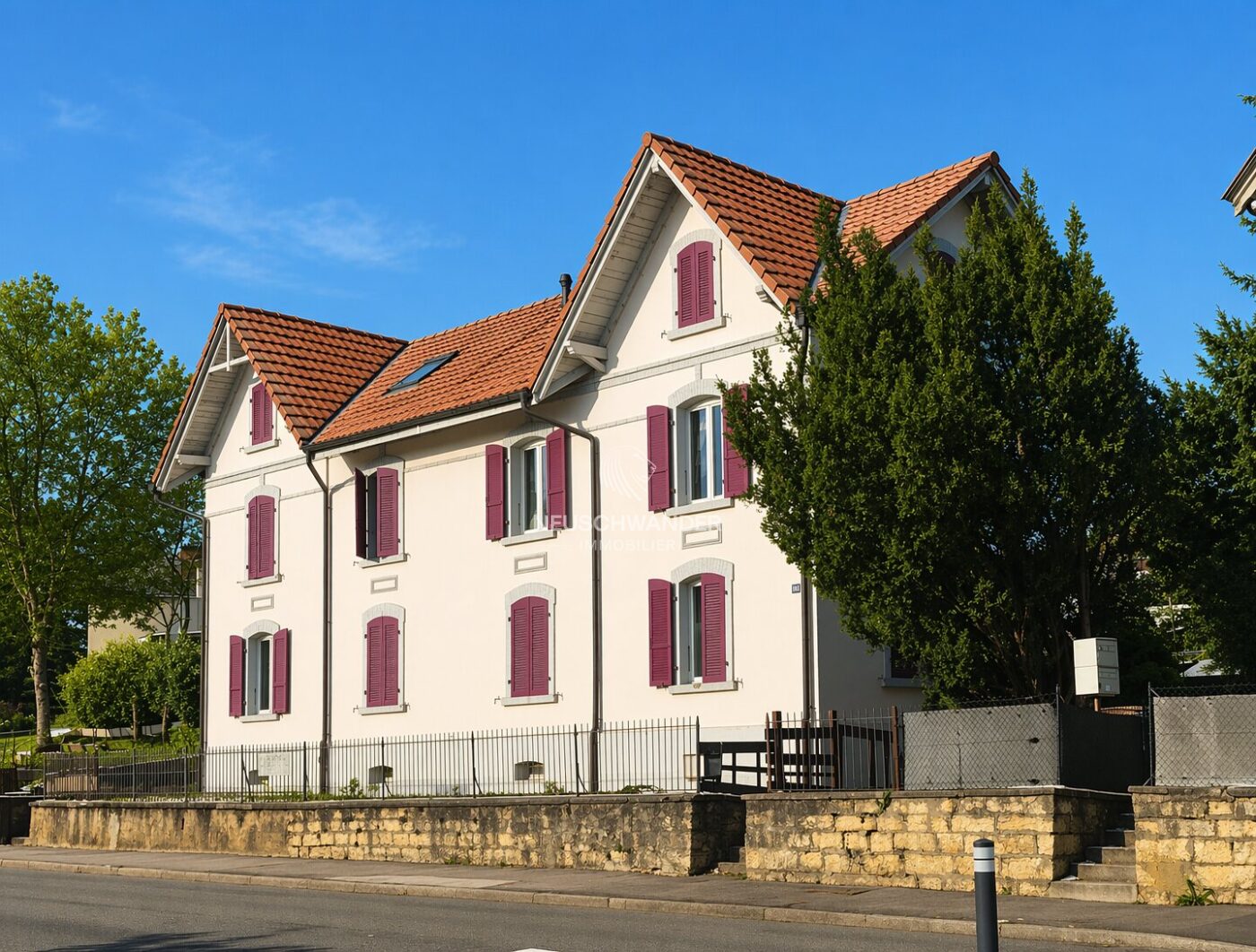 Façade de l'immeuble