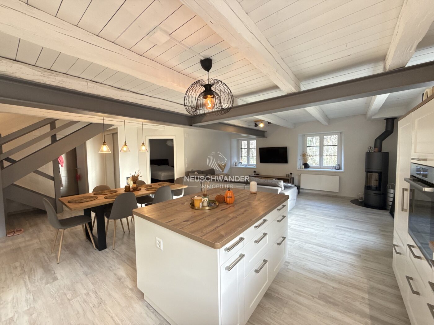 Cuisine/salle à manger, 1er étage