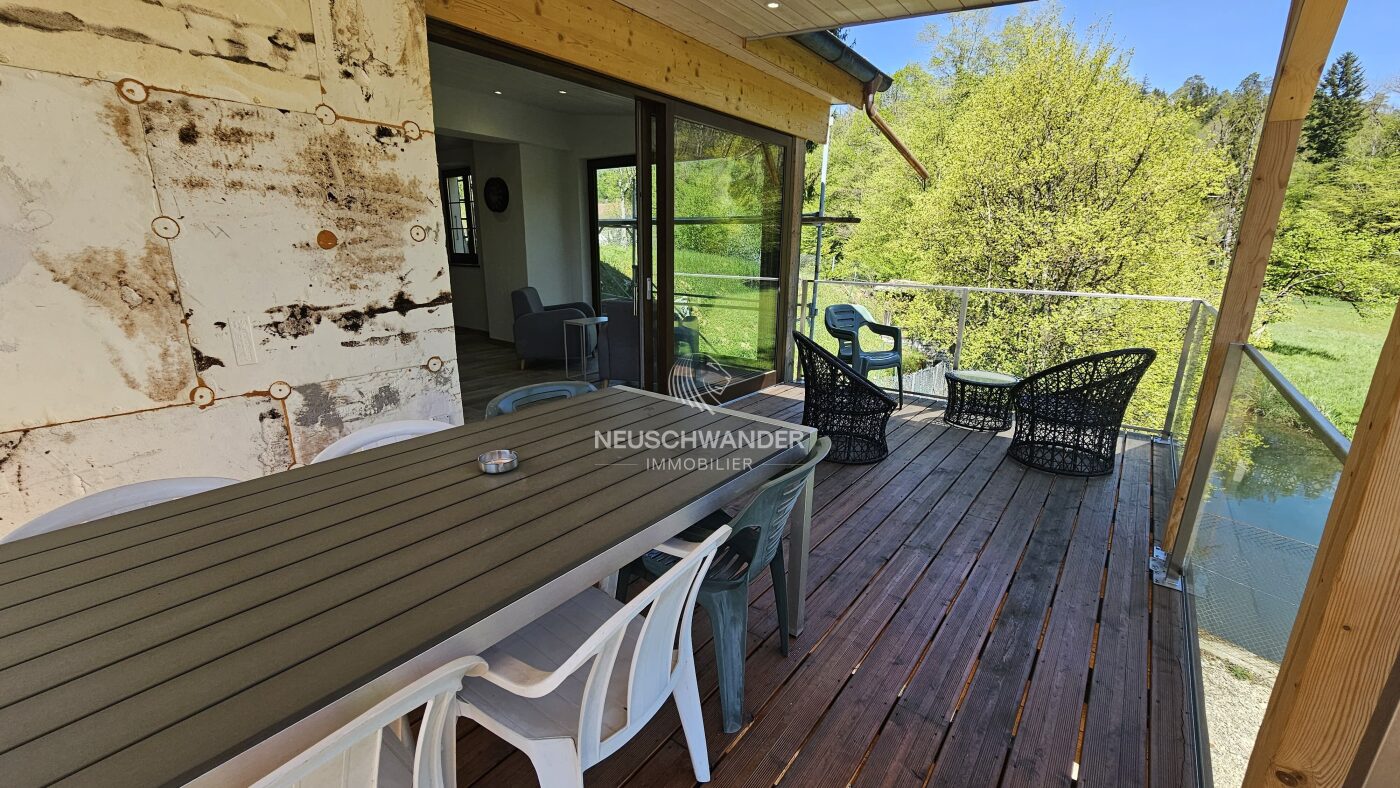 Terrasse couverte