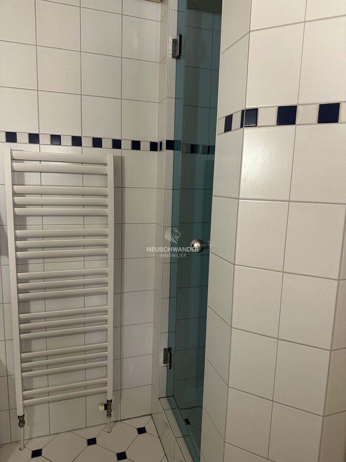 Douche en bas