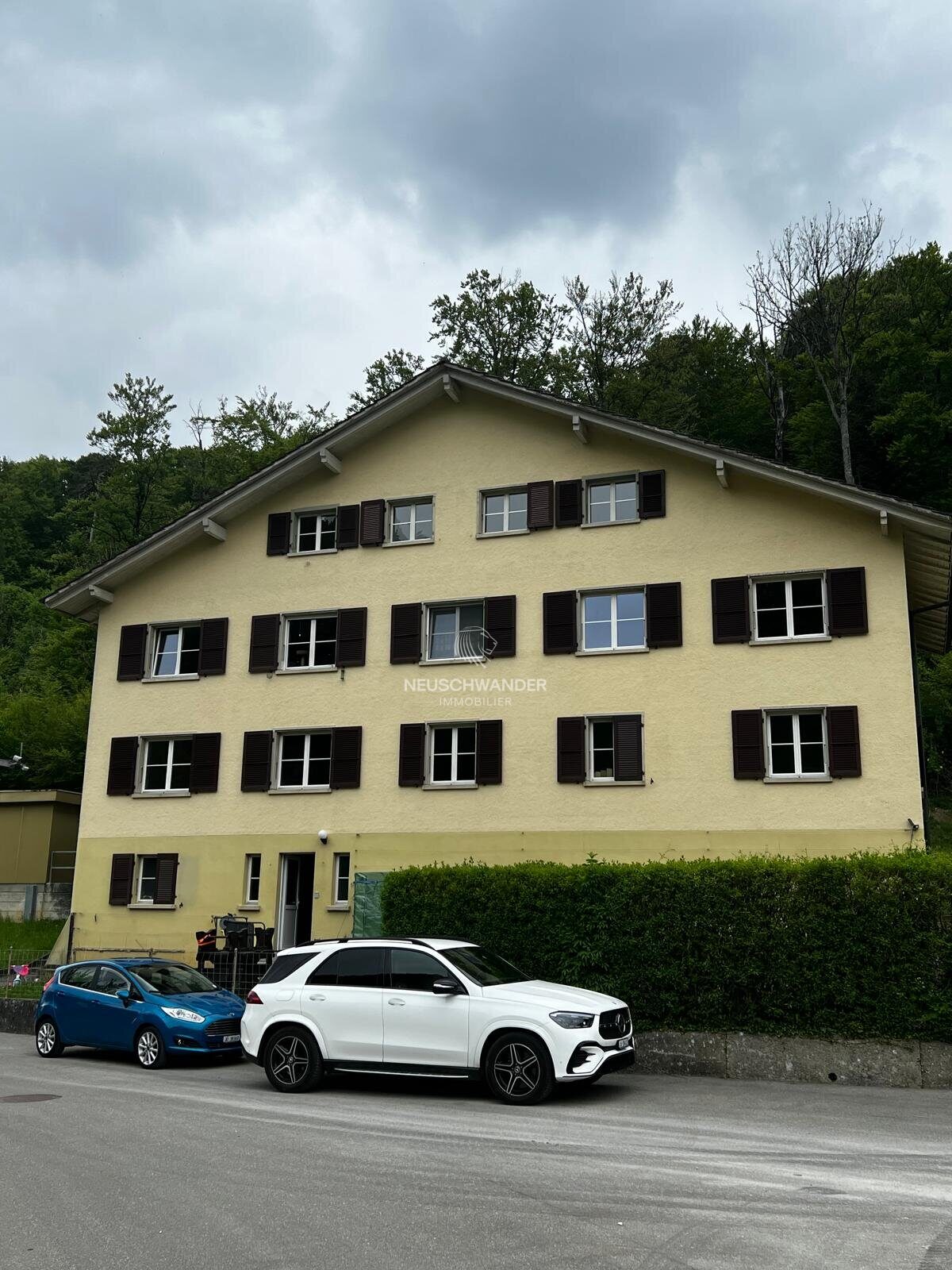 Arrière du bâtiment
