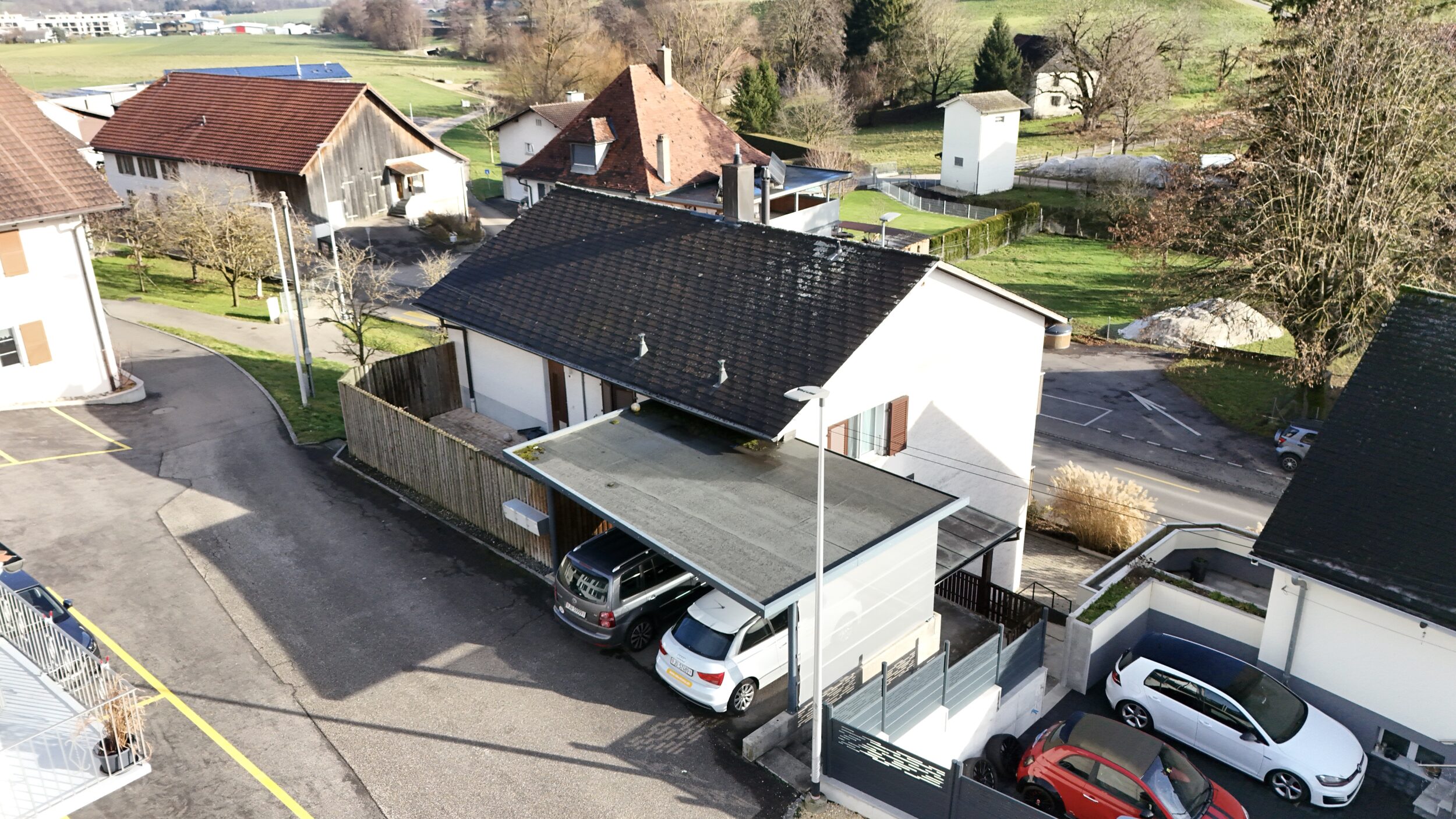 Façade arrière de l'immeuble