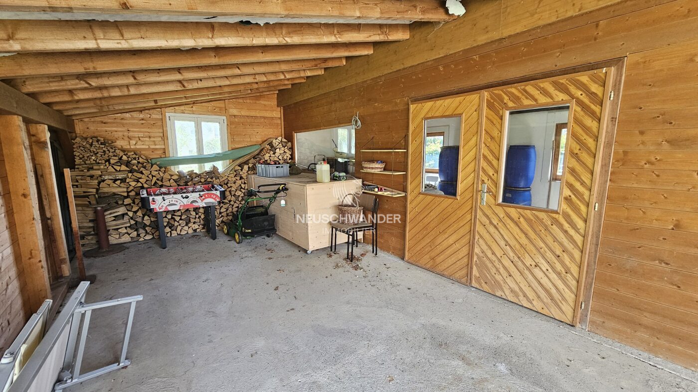 Espace couvert pour l'annexe