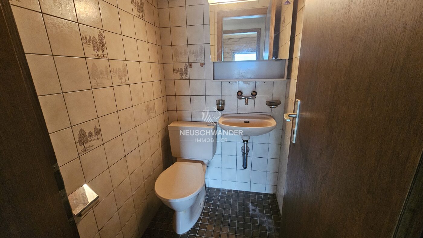 WC, lavabo au 1er étage
