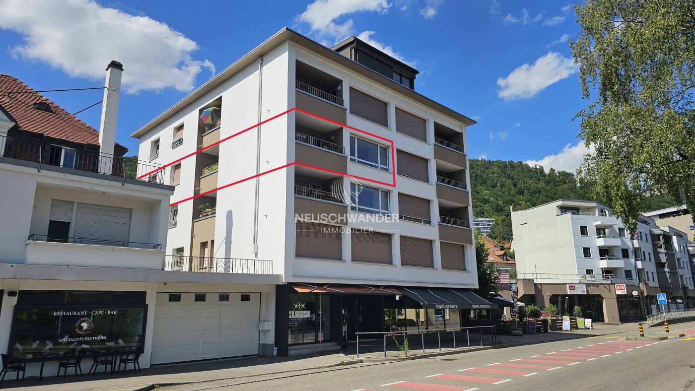 Vue extérieure - emplacement de l'appartement
