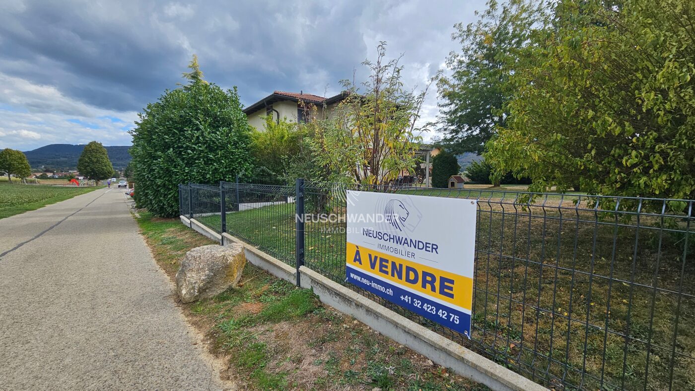 Petite route de quartier paisible