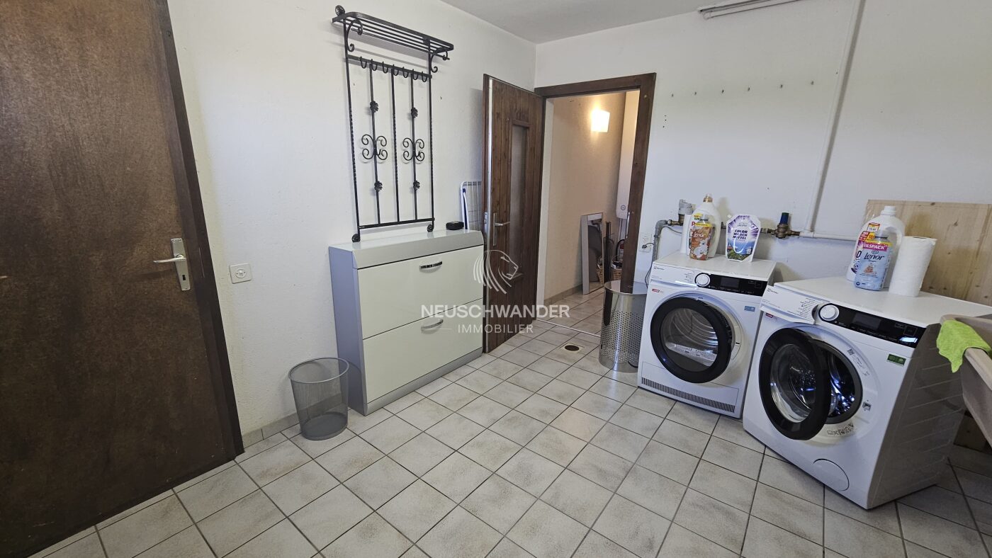 Buanderie - Rez-de-chaussée inférieur
