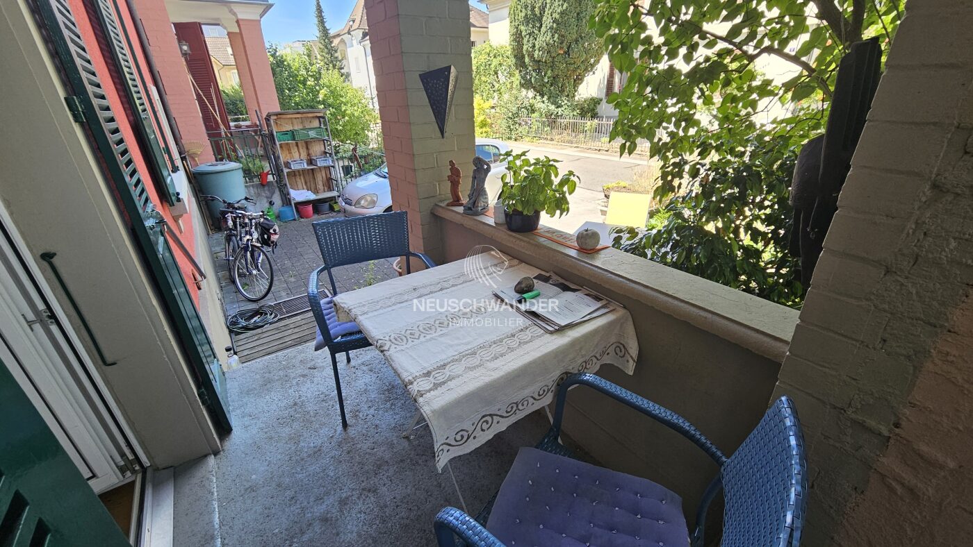 Terrasse orientée NORD