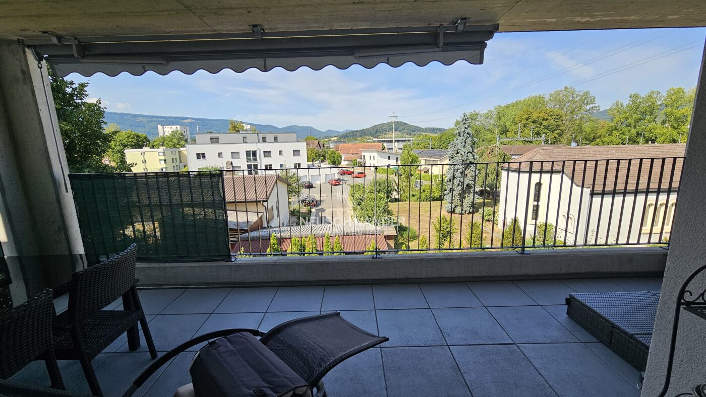 Belle vue dégagée depuis la terrasse