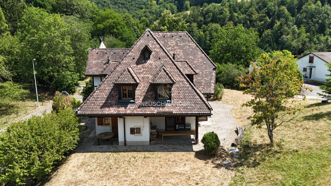Vue SUD-OUEST avec terrasse couverte