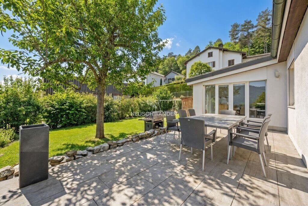 Terrasse avec jardin