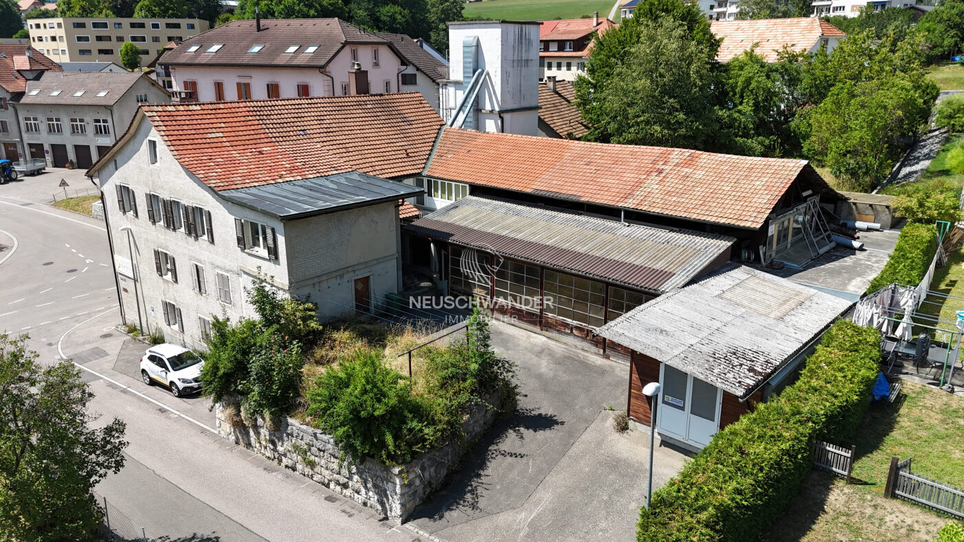 Vue de l'immeuble côté atelier