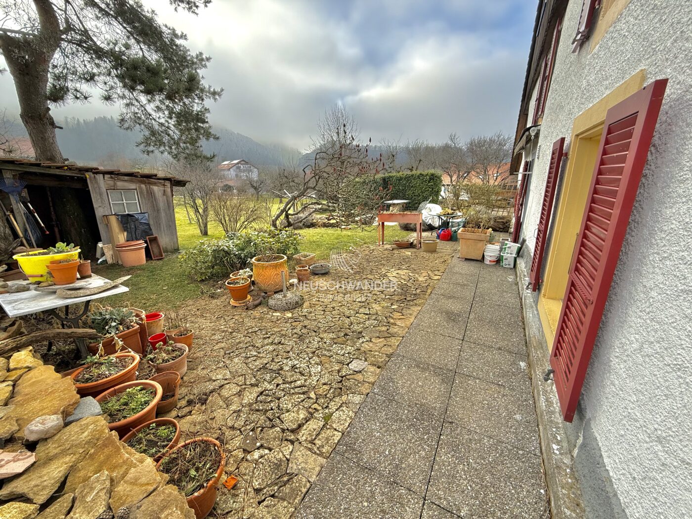 Terrasse côté SUD