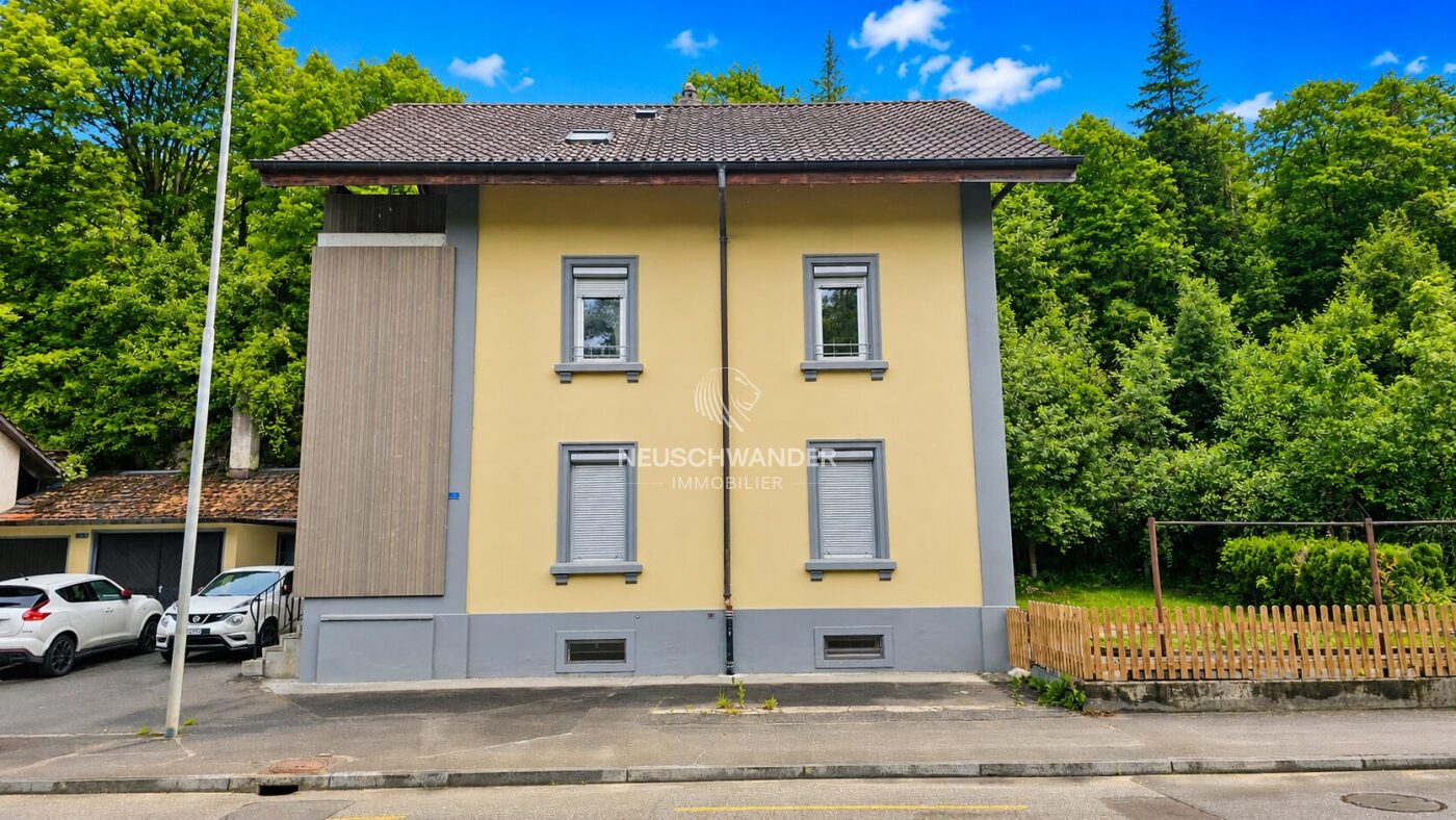 Façade de l'immeuble