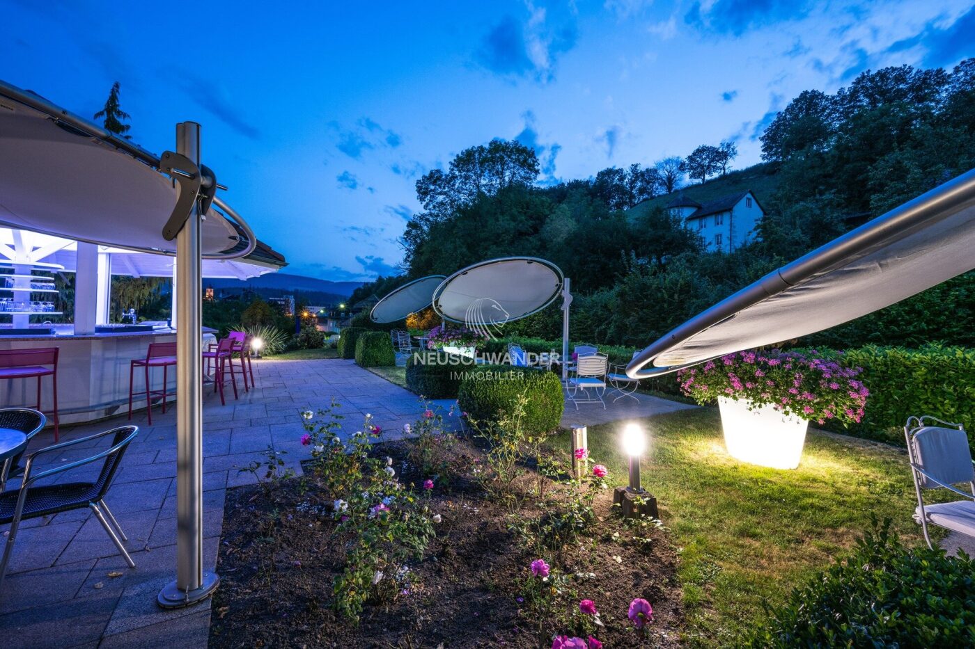 Terrasse la nuit