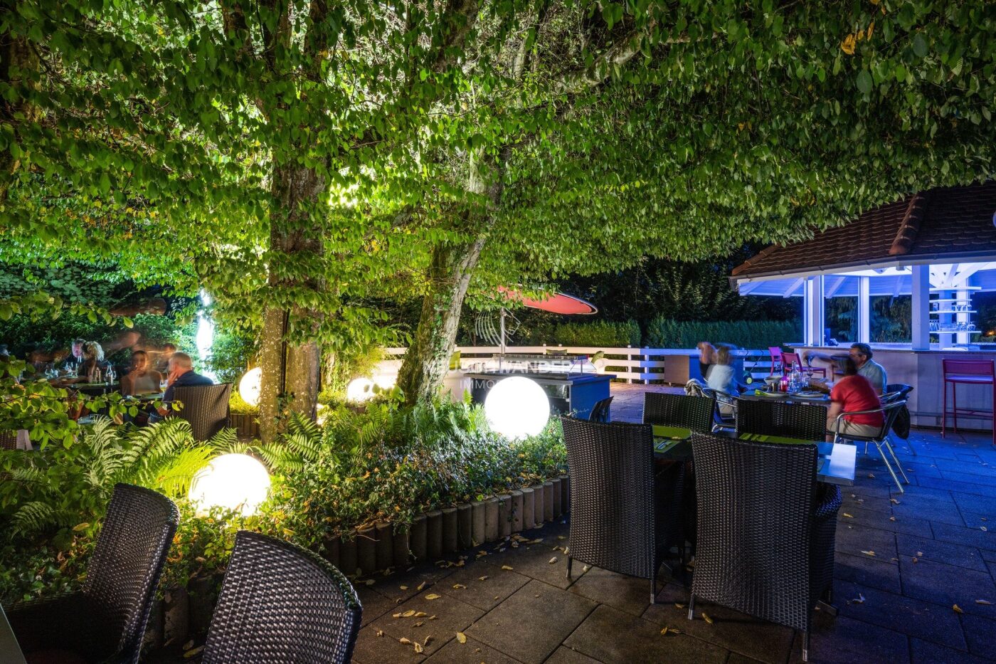 Terrasse la nuit