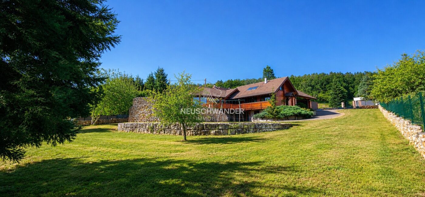 Vue extérieure de la maison