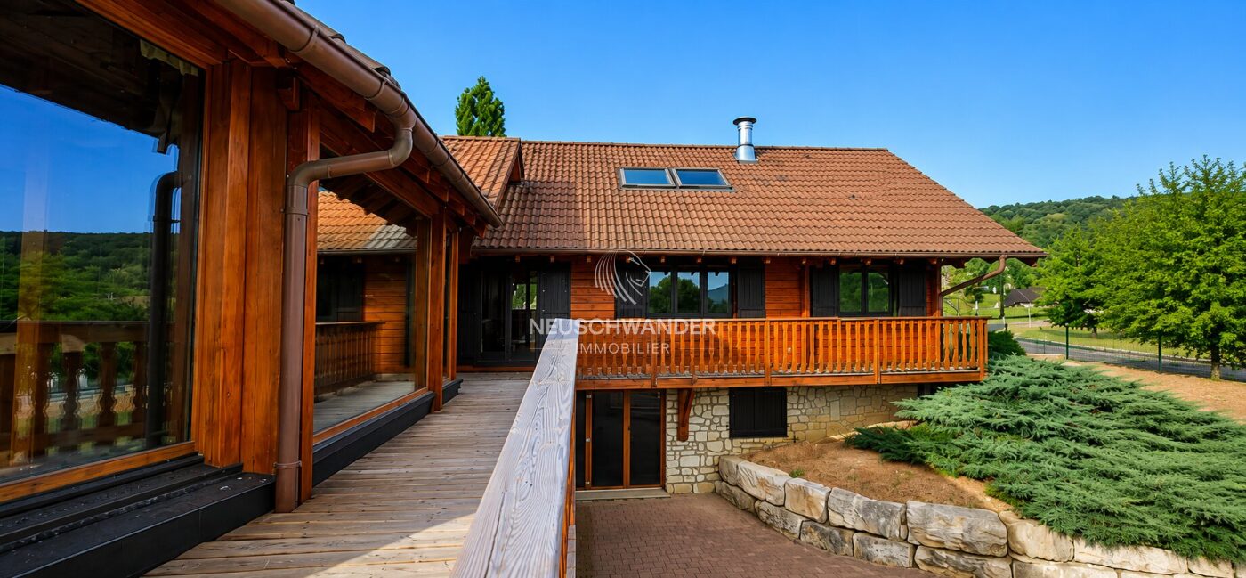 Vue extérieure de la maison