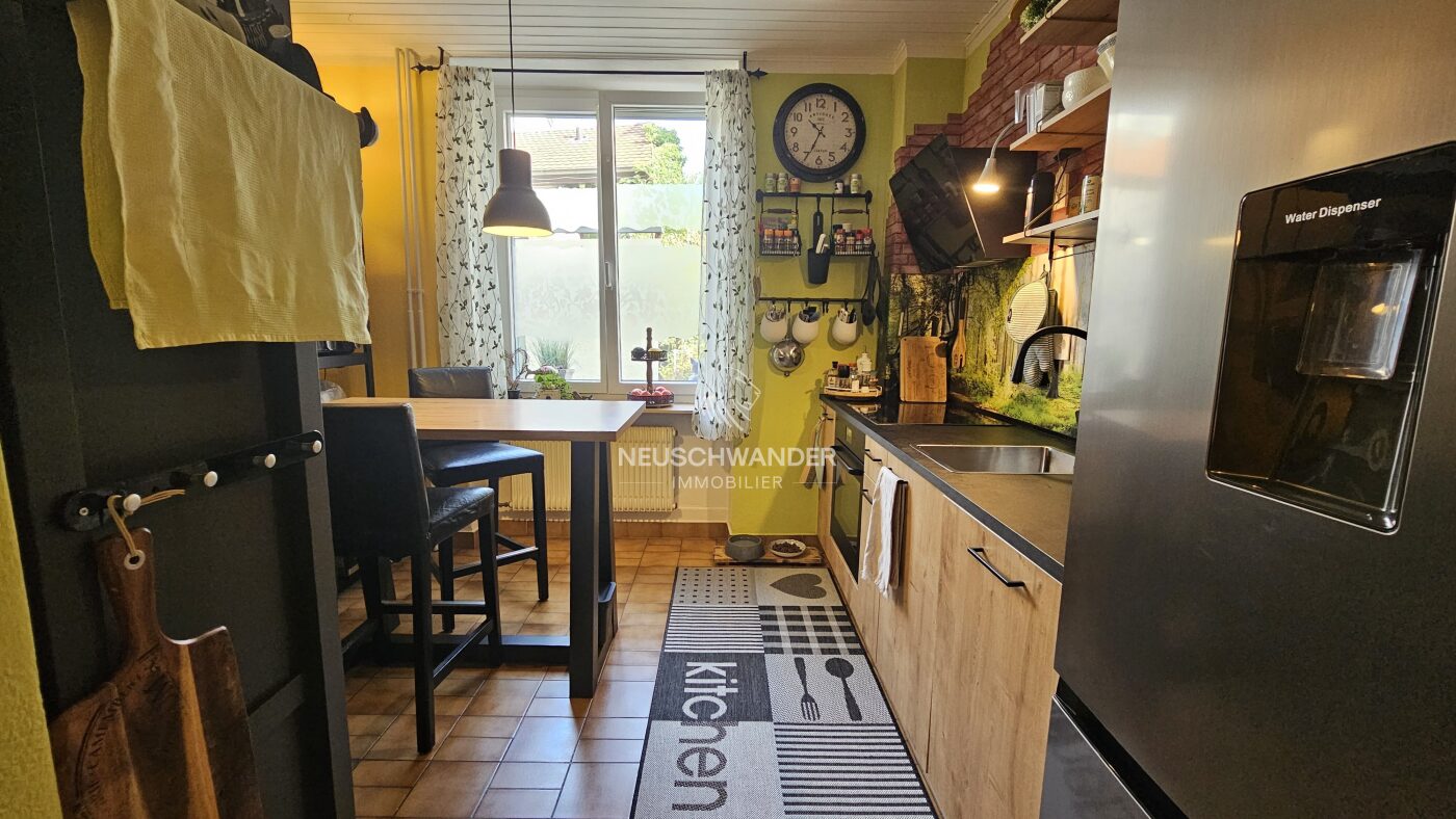 Cuisine habitable et entièrement agencée