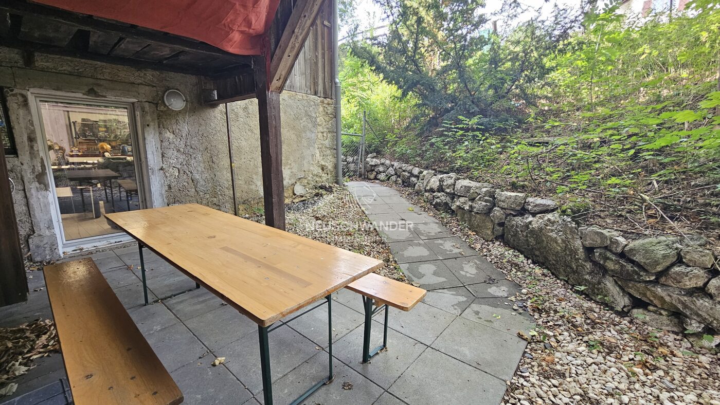 Espace couvert au Nord pour une terrasse