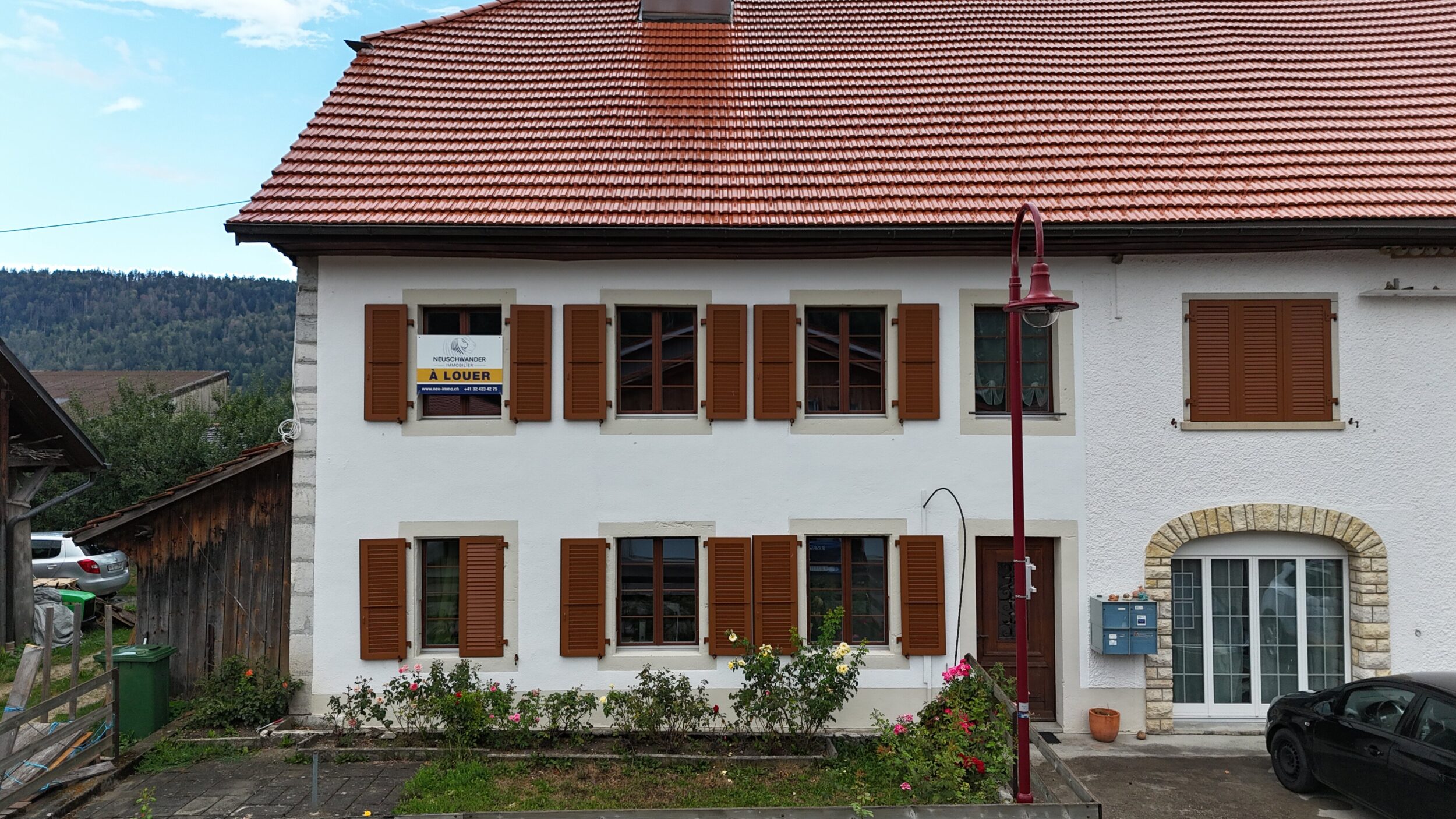 Façade de la maison