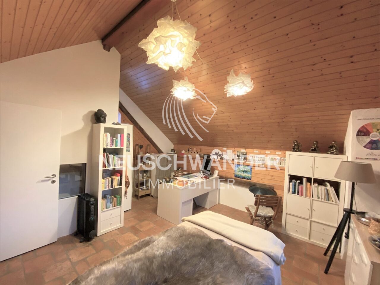 Vue réelle de la chambre