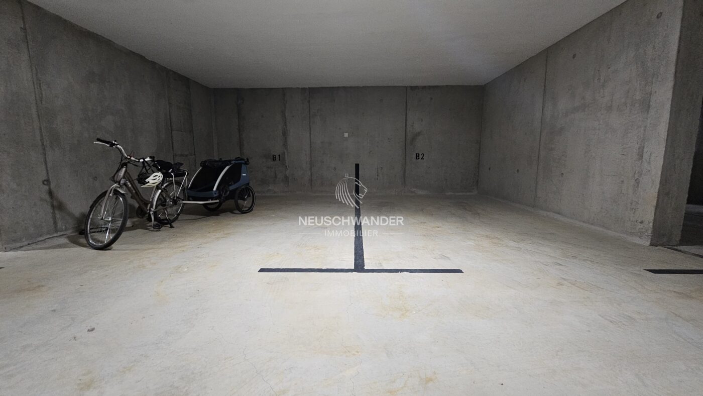 2 places dans le garage souterrain