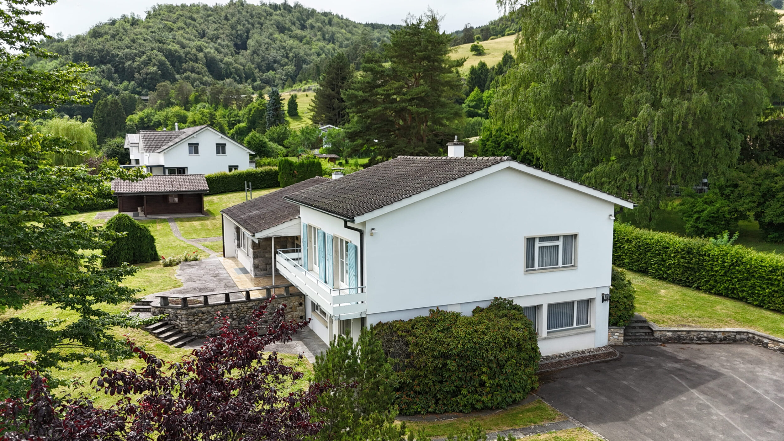 Façade de la maison coté EST-SUD