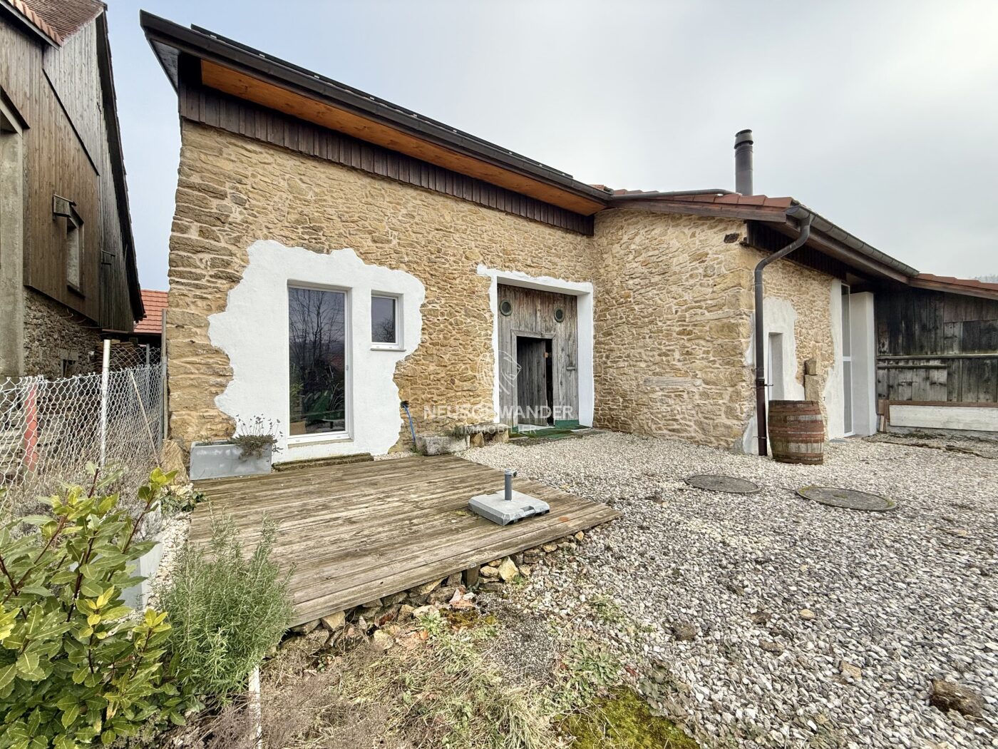 Terrasse extérieure et privative à l'appartement