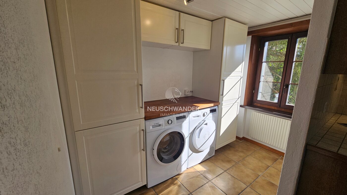 Espace buanderie